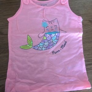 Carters girls tank top 2T